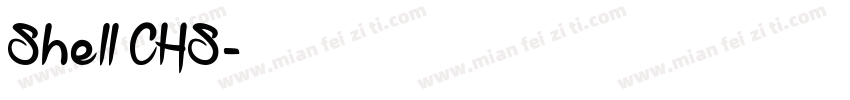 Shell CHS字体转换